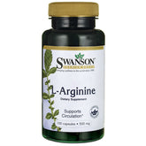 L - Arginina 500mcg L - Arginina 100 cápsulas de SWANSON